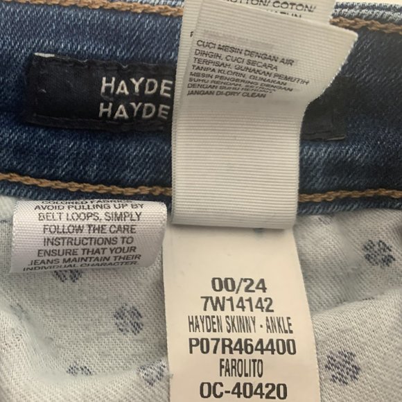 Lucky Brand High Rise Ankle Hayden Skinny 00/24 - Picture 8 of 13